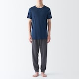 紳士　ひんやりなめらか　クルーネック半袖Ｔシャツ