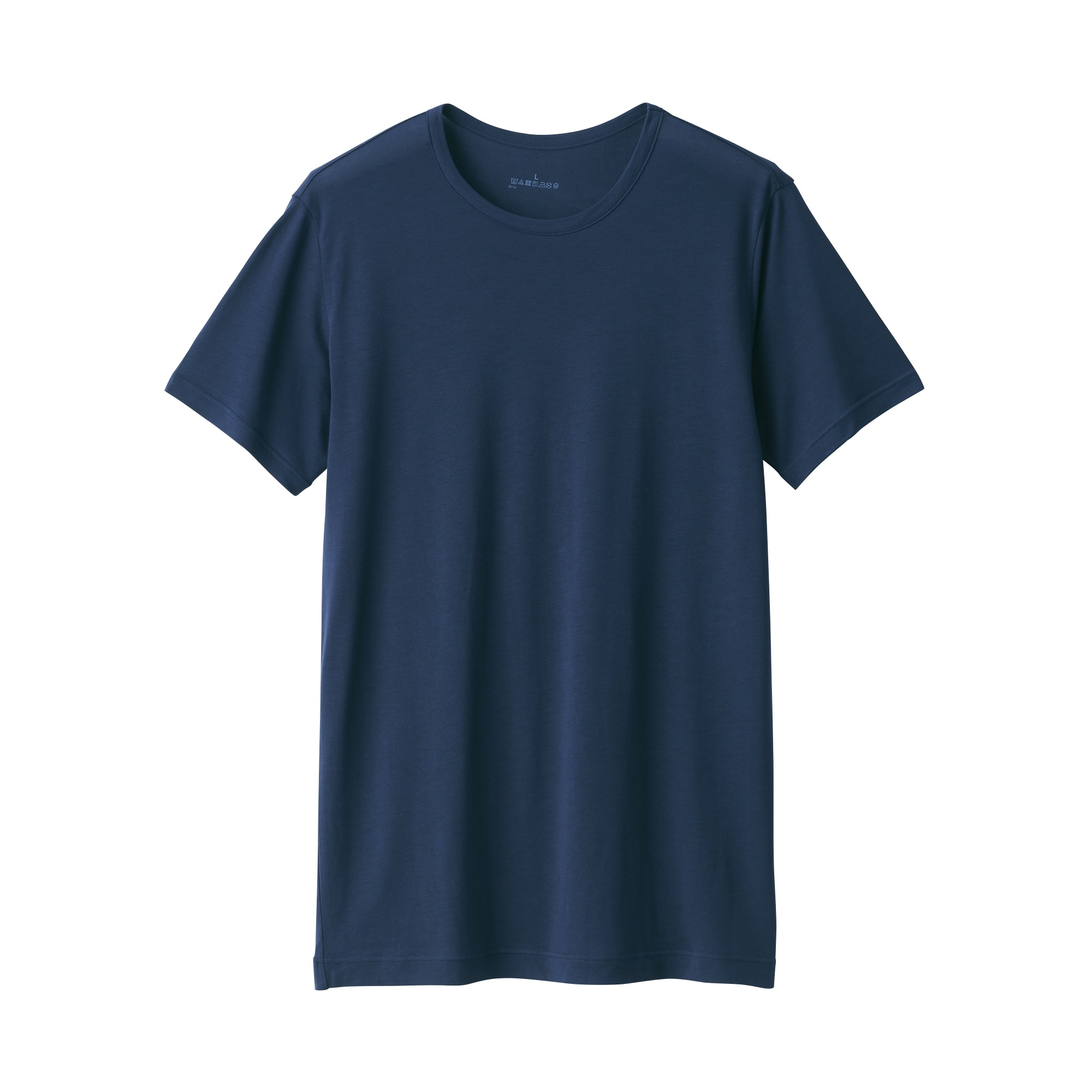 紳士　ひんやりなめらか　クルーネック半袖Ｔシャツ