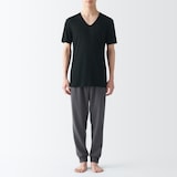 紳士　ひんやりなめらか　Ｖネック半袖Ｔシャツ