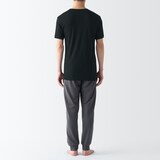 紳士　ひんやりなめらか　Ｖネック半袖Ｔシャツ