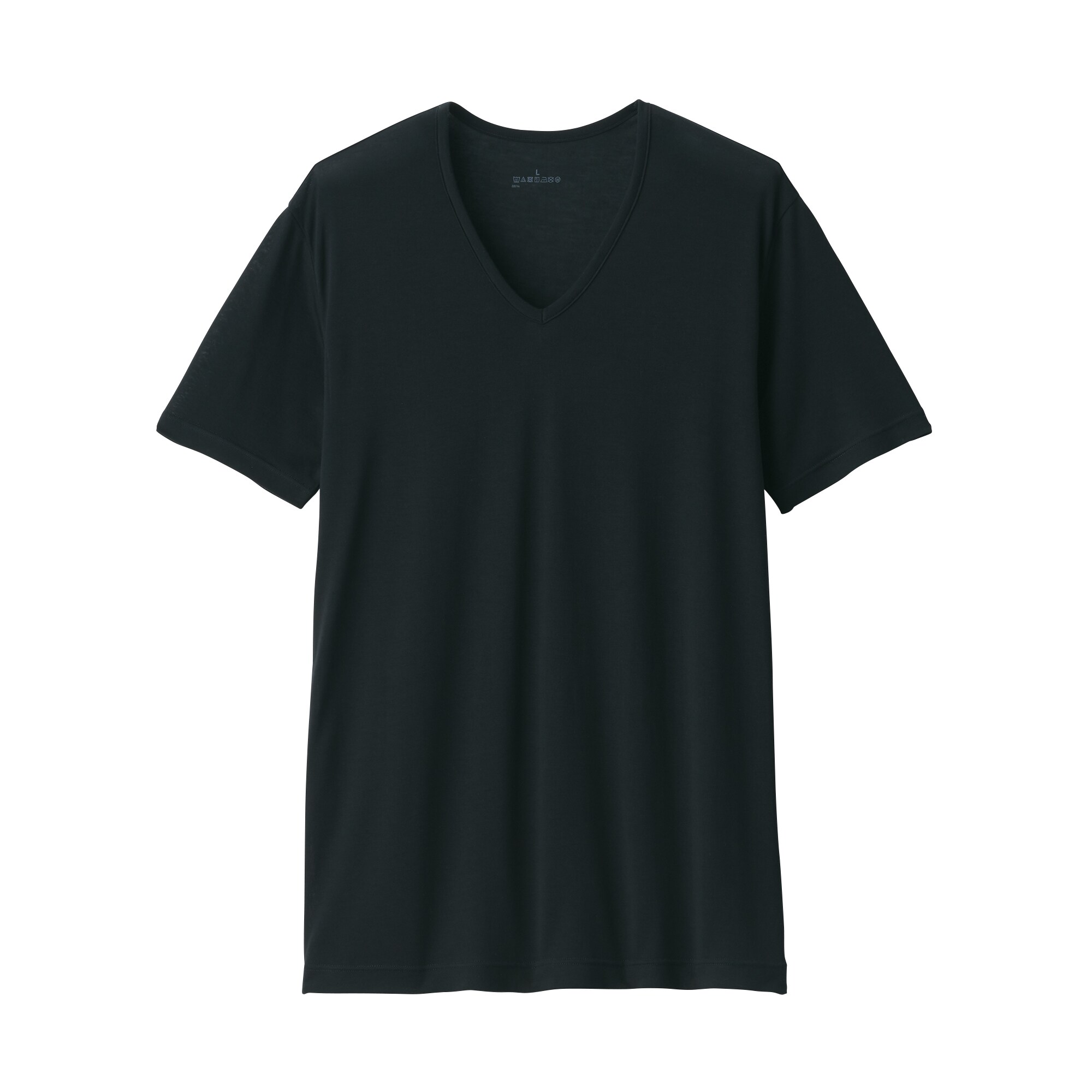 紳士　ひんやりなめらか　Ｖネック半袖Ｔシャツ