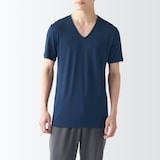 紳士　ひんやりなめらか　Ｖネック半袖Ｔシャツ