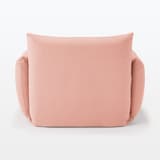 リクライニング　フロアソファ　１シーター　ピンク