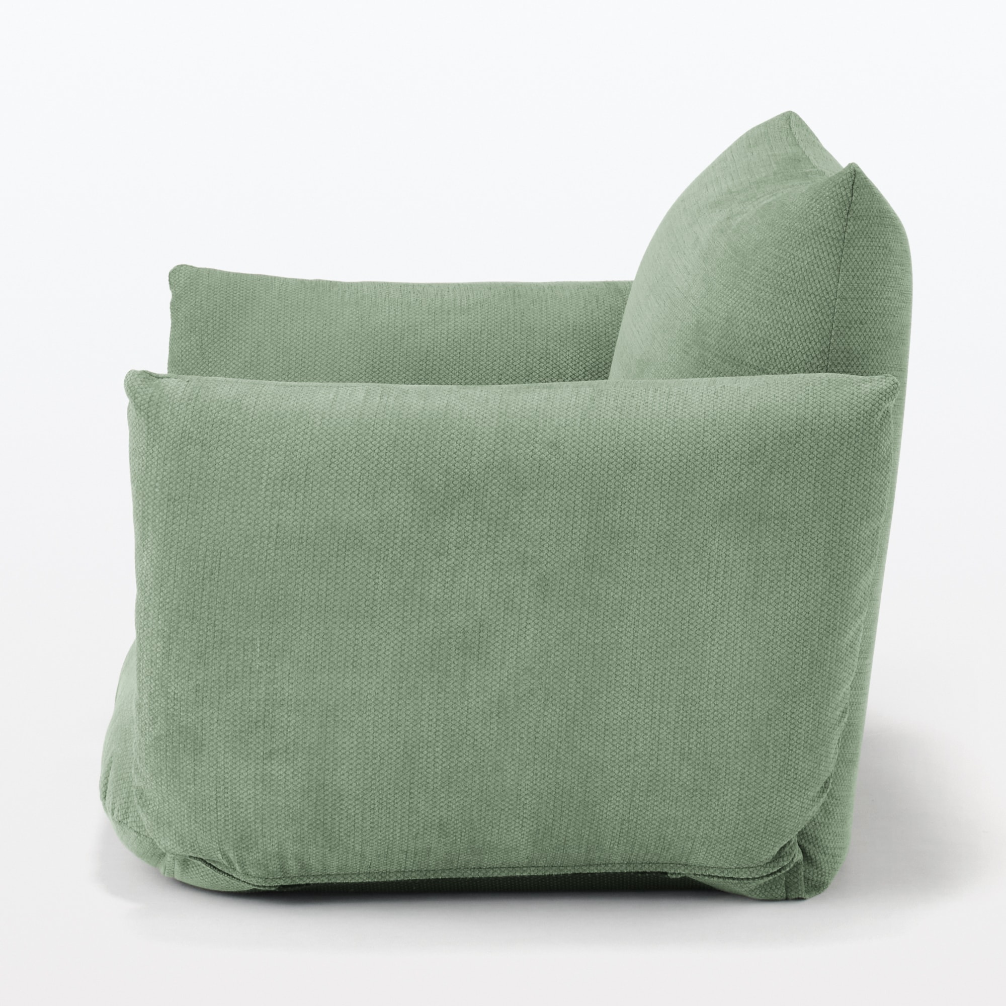 リクライニング　フロアソファ　１シーター　グリーン