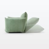 リクライニング　フロアソファ　１シーター　グリーン