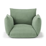 リクライニング　フロアソファ　１シーター　グリーン