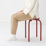 スチールパイプスタッキングスツール