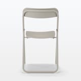 スチールパイプ折りたたみチェア板座