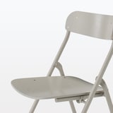 スチールパイプ折りたたみチェア板座