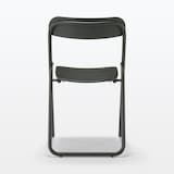 スチールパイプ折りたたみチェア板座