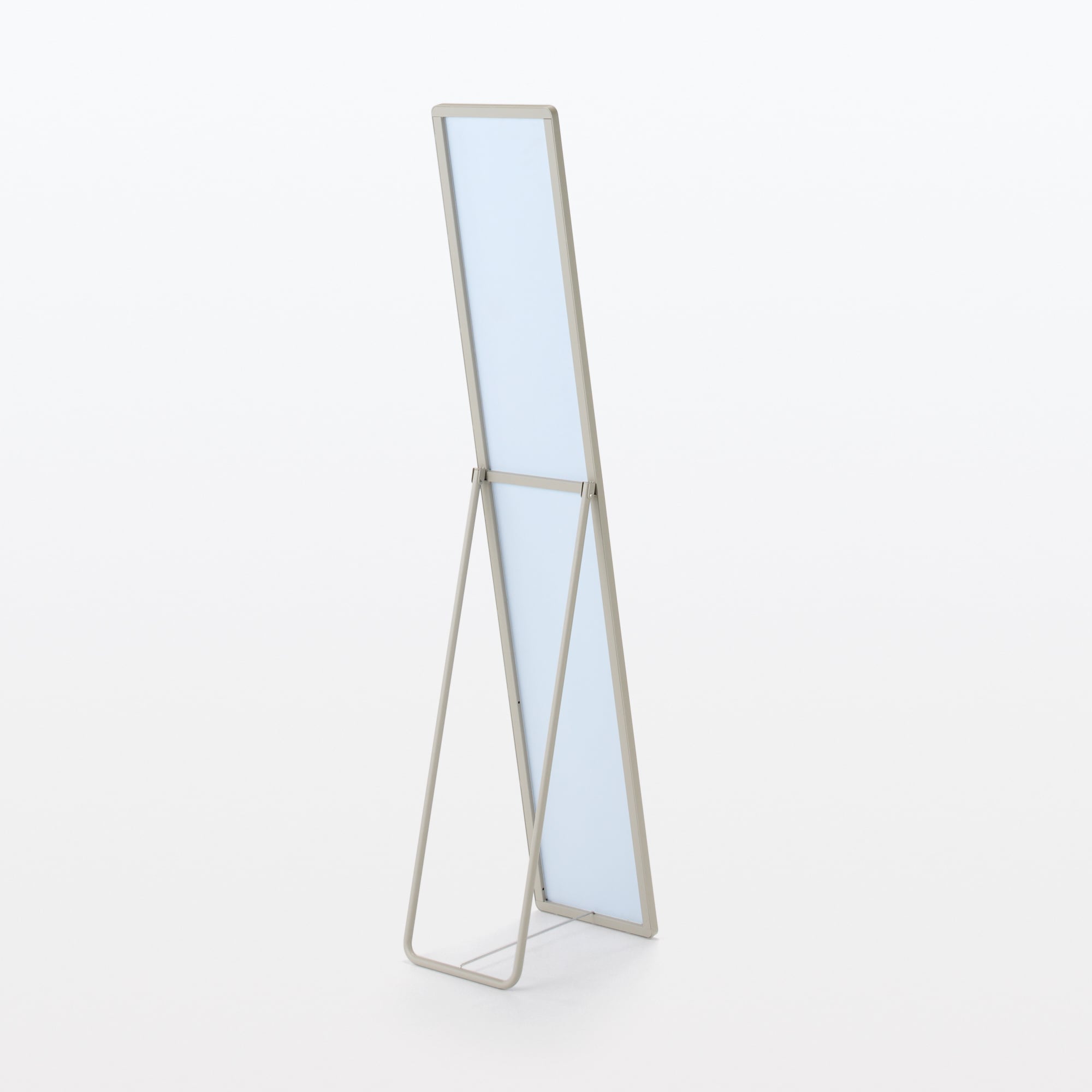 スチールパイプスタンドミラー