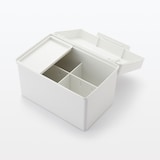 ポリプロピレン　救急箱　ホワイトグレー