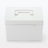 ポリプロピレン　救急箱　ホワイトグレー