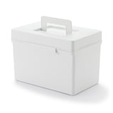 ポリプロピレン　救急箱　ホワイトグレー