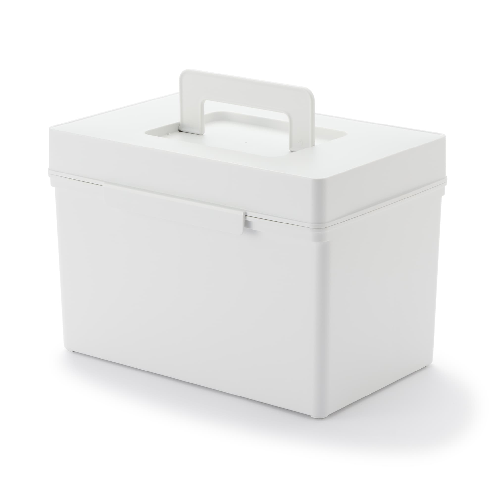 ポリプロピレン　救急箱　ホワイトグレー