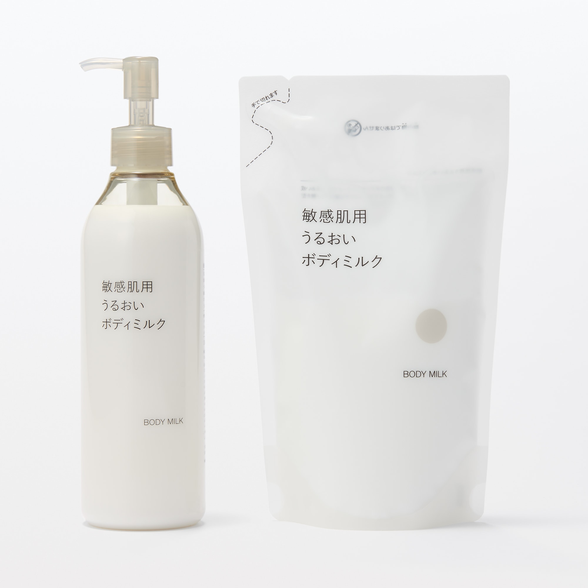 敏感肌用うるおいボディミルク（詰替用）