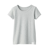 キッズ　フライス編みクルーネック半袖Ｔシャツ【インナー】