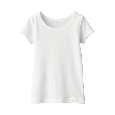 ベビー　さらっと綿クルーネックＴシャツ【インナー】