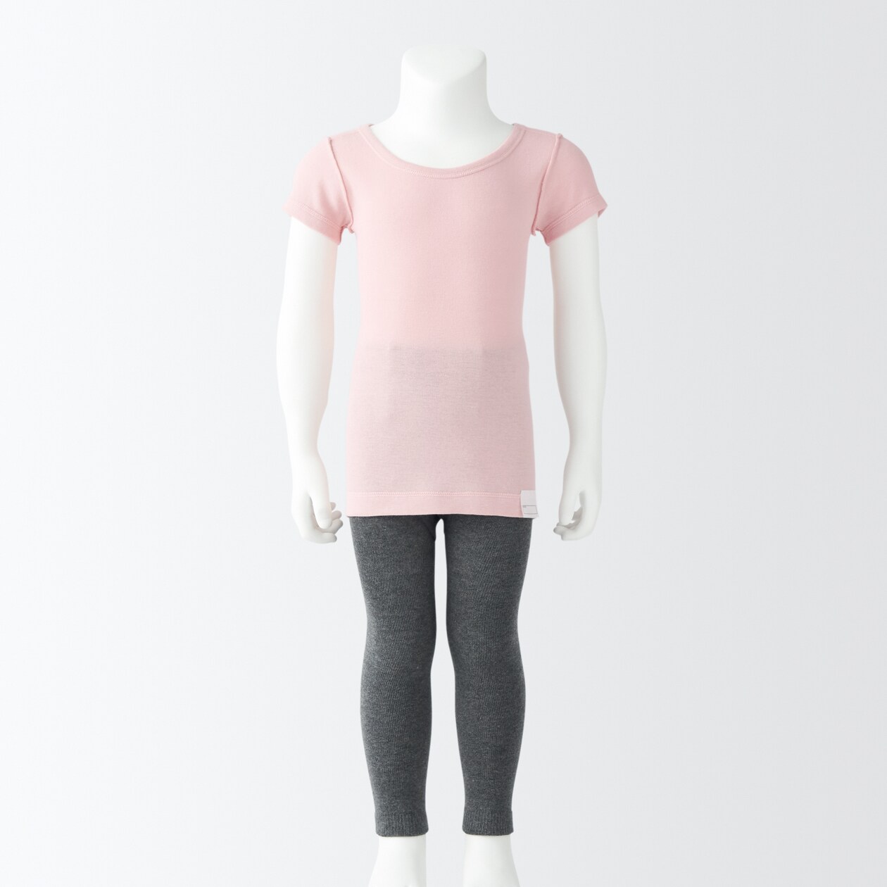 ベビー　さらっと綿クルーネックＴシャツ【インナー】