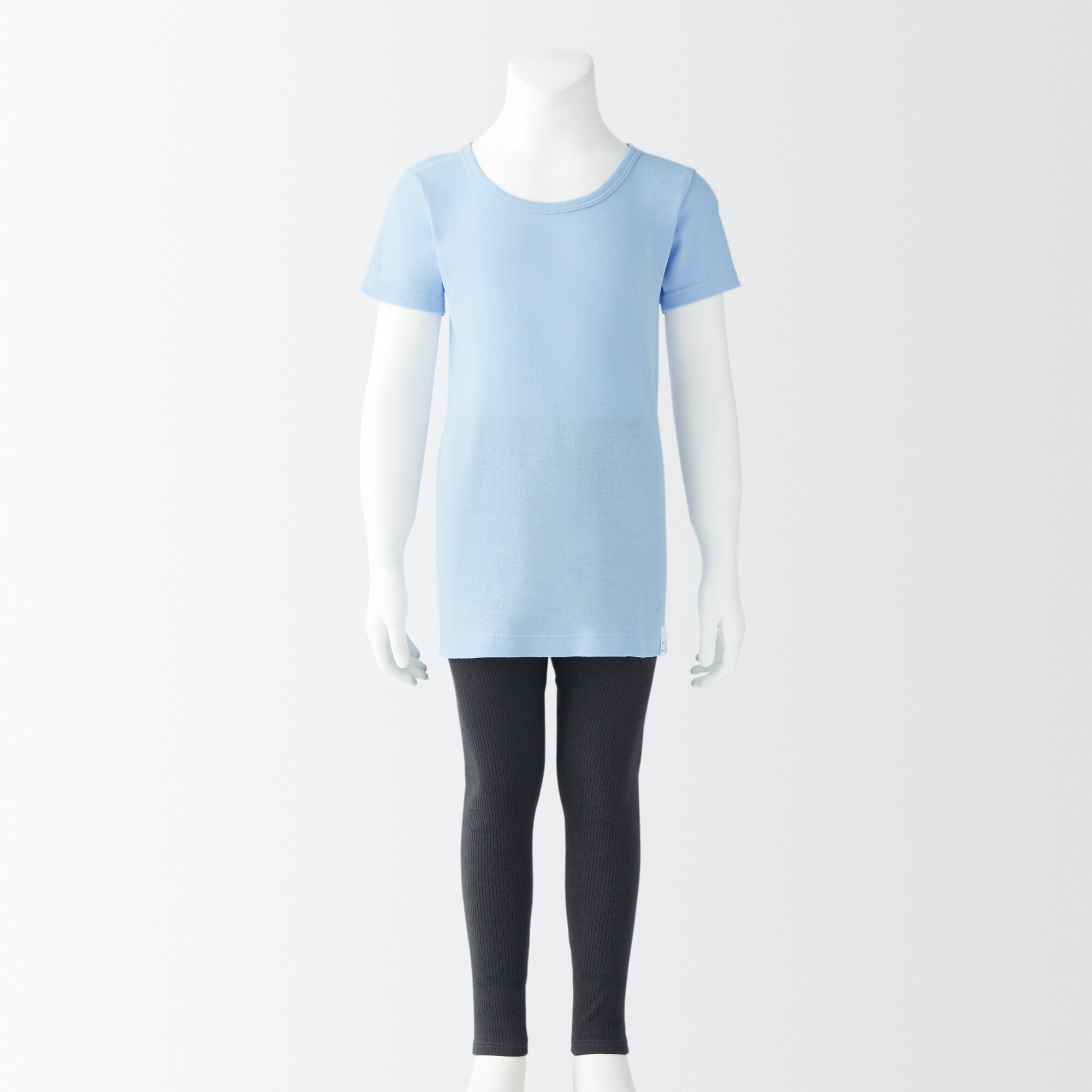 キッズ さらっと綿クルーネックTシャツ【インナー】 | 無印良品