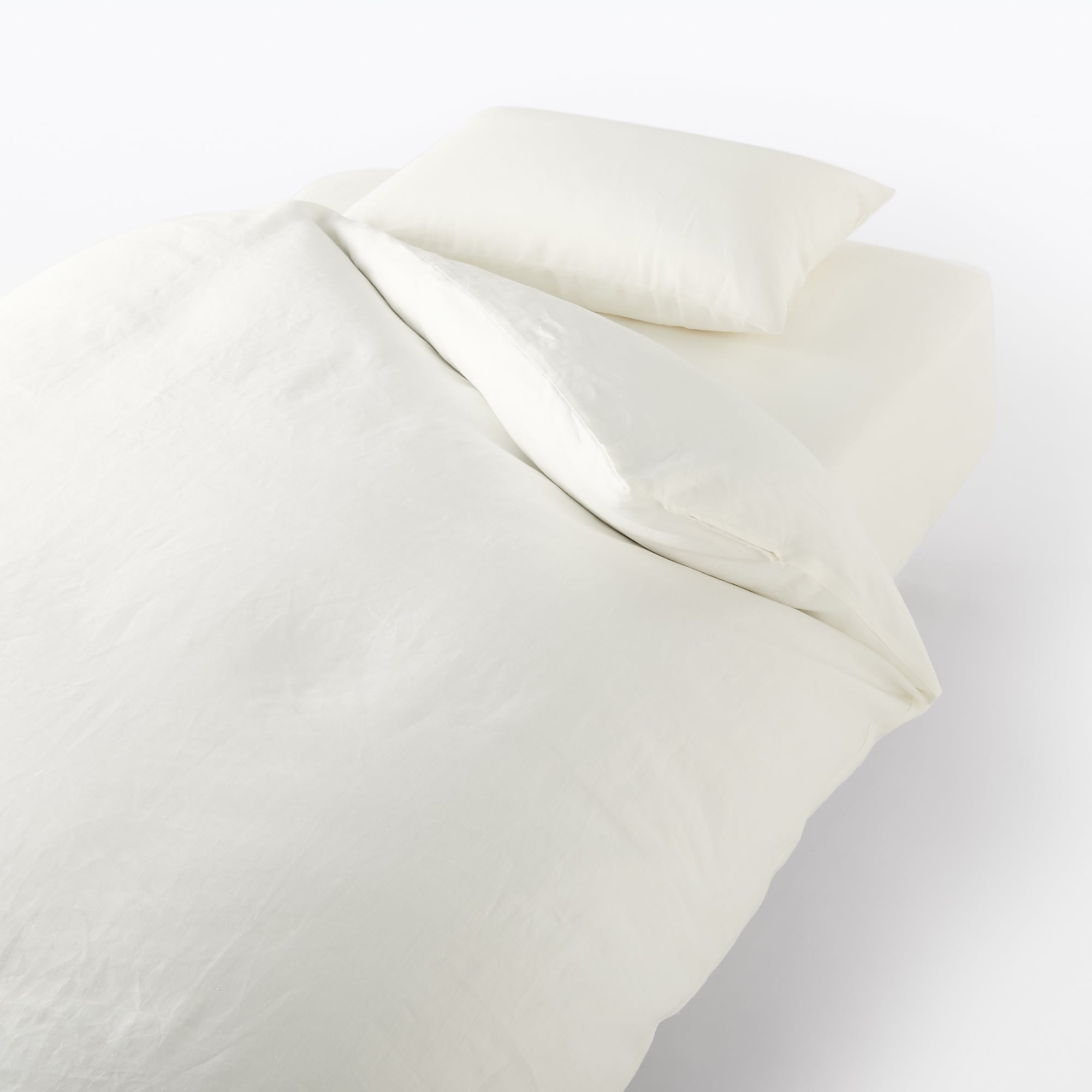 MUJI (無印良品) - 未使用新品 無印良品 麻平織ボックスシーツ ボックスシーツＳシングルの通販 by ちことこくん｜ムジルシリョウヒンならラクマ