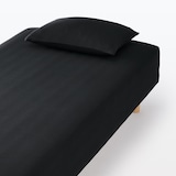 綿混　フィットする　ボックスシーツ・ＳＤ‐Ｄ