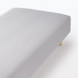 綿混　フィットする　ボックスシーツ・Ｑ‐Ｋ