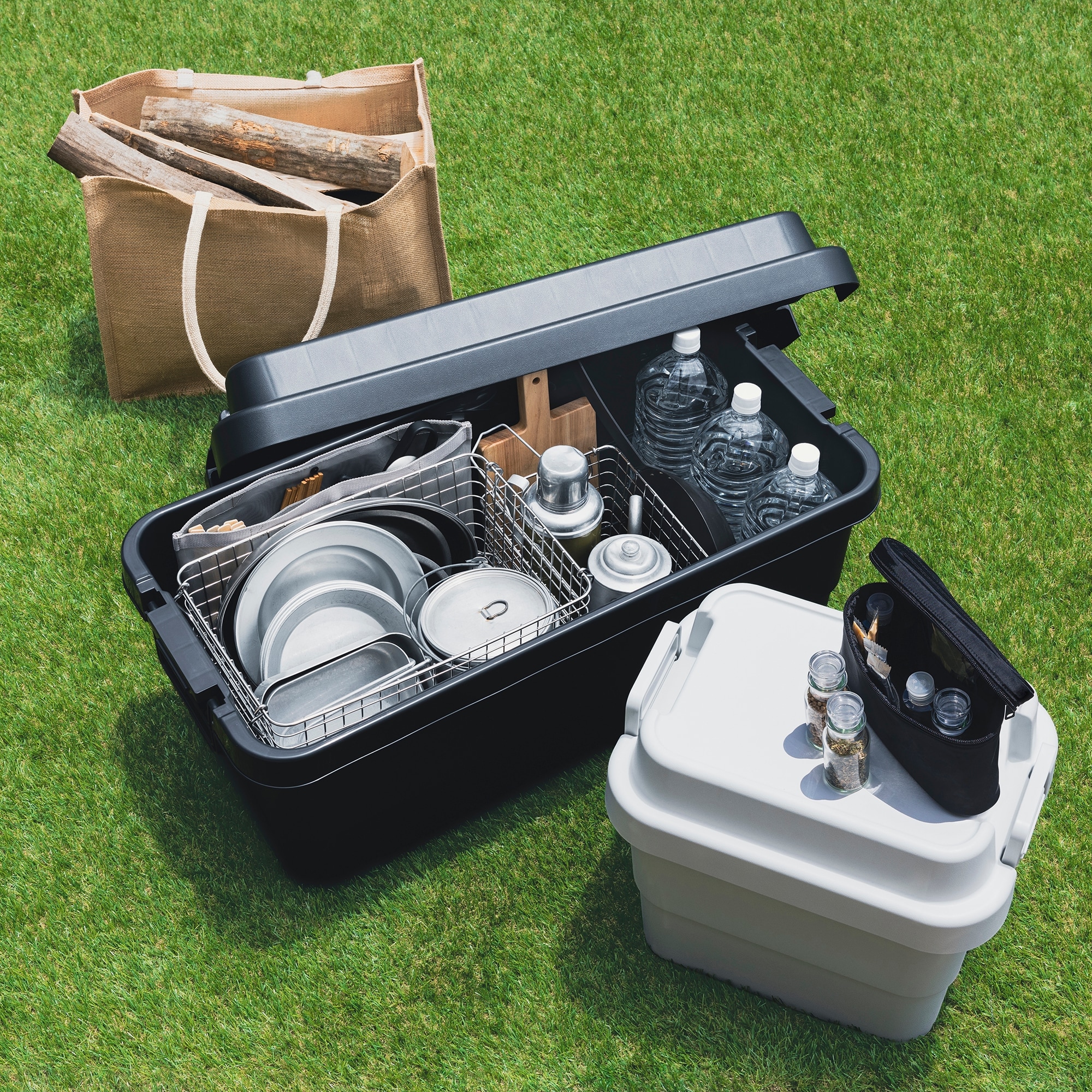 ナイロン手付ポーチ　薄型