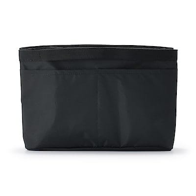 ナイロンバッグインバッグ　黒　約２７×１１×１８．５ｃｍ