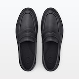 紳士　疲れにくい　革の端材を再利用した　ローファー