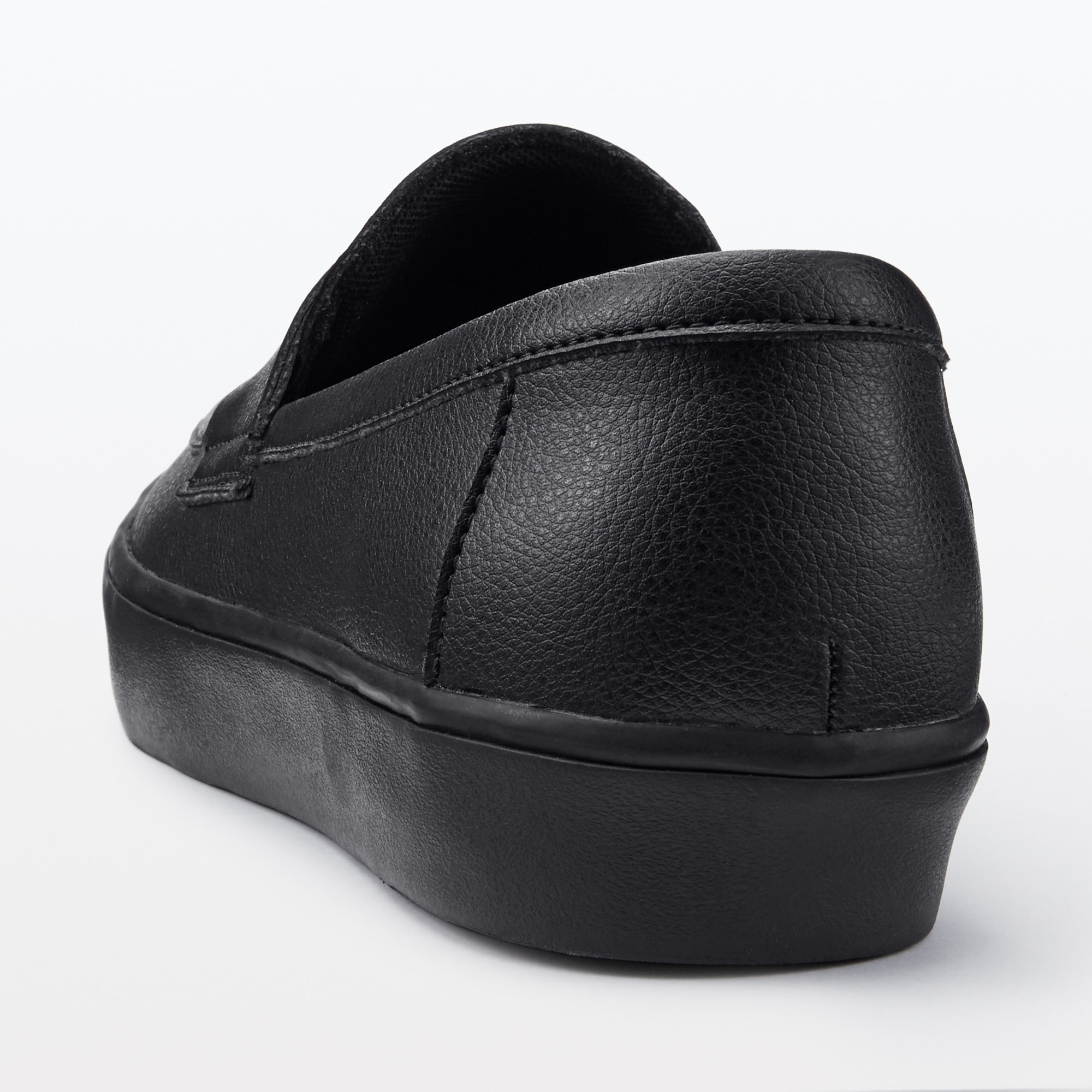 紳士　疲れにくい　革の端材を再利用した　ローファー