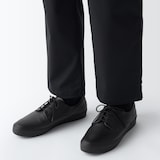 紳士　疲れにくい　革の端材を再利用した　プレーントゥ