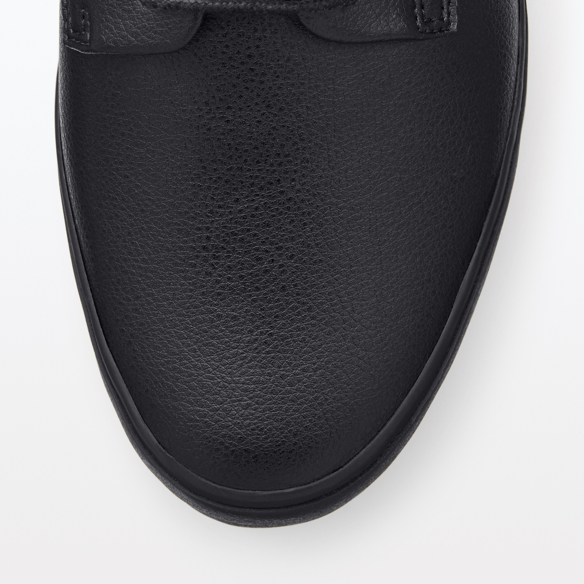 紳士　疲れにくい　革の端材を再利用した　プレーントゥ