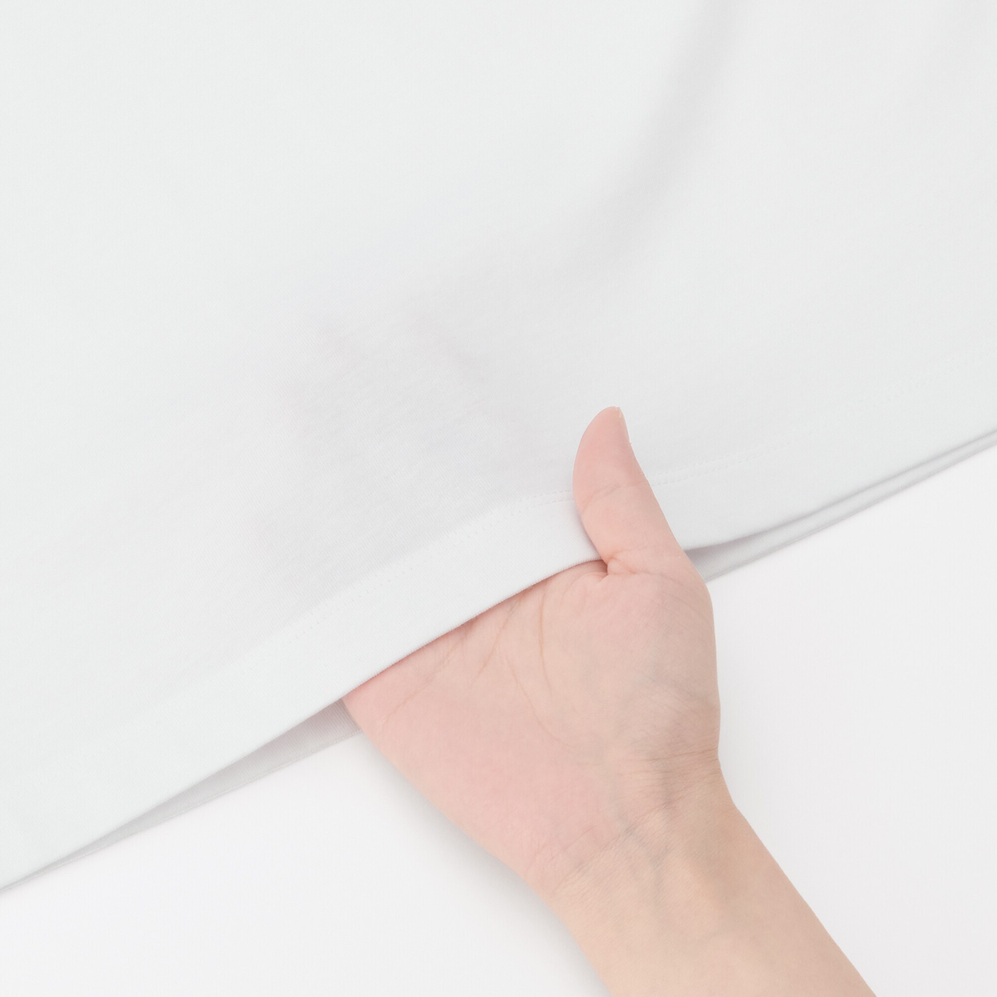 婦人　天竺編みクルーネック長袖Ｔシャツ