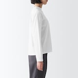 婦人　天竺編みクルーネック長袖Ｔシャツ