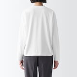 婦人　天竺編みクルーネック長袖Ｔシャツ