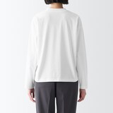 婦人　天竺編みクルーネック長袖Ｔシャツ