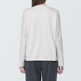 婦人　天竺編みクルーネック長袖Ｔシャツ