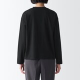 婦人　天竺編みクルーネック長袖Ｔシャツ