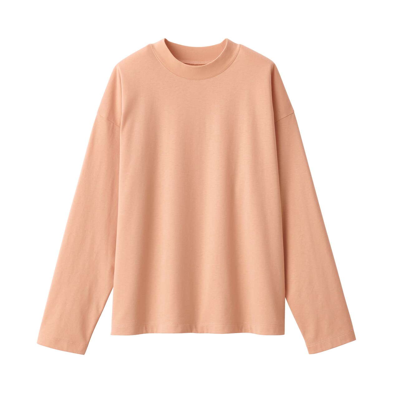 婦人　天竺編みクルーネック長袖Ｔシャツ