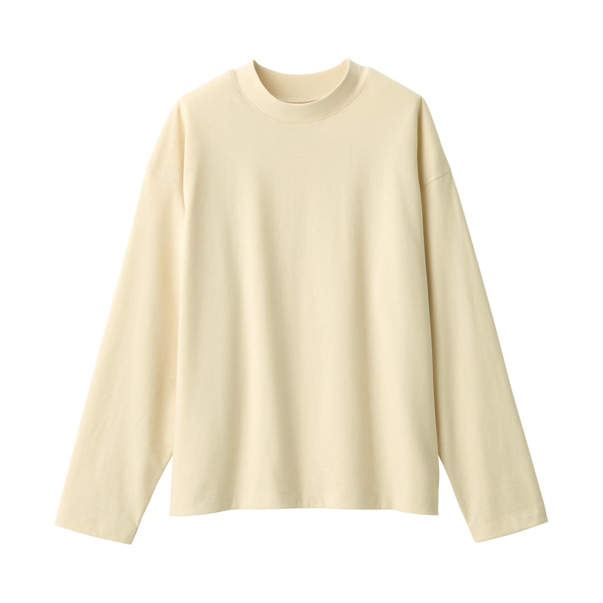 婦人　天竺編みクルーネック長袖Ｔシャツ