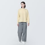 婦人　天竺編みクルーネック長袖Ｔシャツ