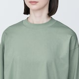 婦人　天竺編みクルーネック長袖Ｔシャツ