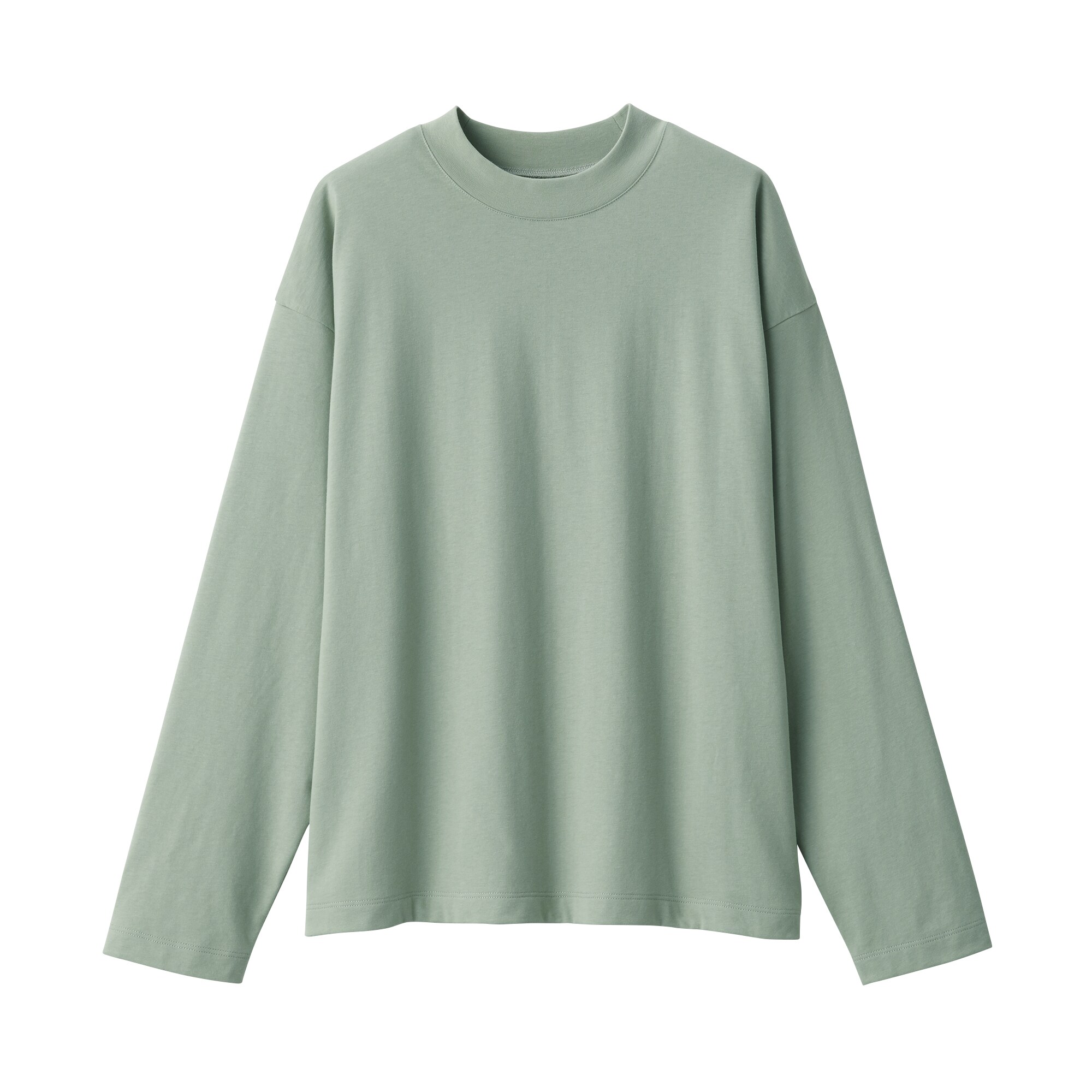 婦人　天竺編みクルーネック長袖Ｔシャツ