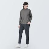 婦人　天竺編みクルーネック長袖Ｔシャツ