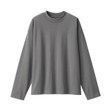 婦人　天竺編みクルーネック長袖Ｔシャツ