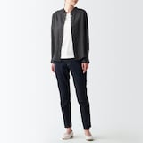 婦人　疲れにくい　レザーフラットシューズ