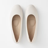 婦人　疲れにくい　レザーフラットシューズ