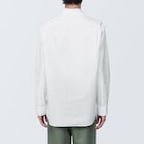 紳士　洗いざらしブロード長袖シャツ