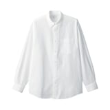 紳士　洗いざらしブロード長袖シャツ